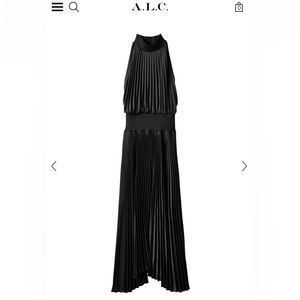 ALC Renzo Matte Pleated Dress